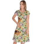 My Neighbor Totoro Pattern Classic Short Sleeve Dress