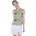 My Neighbor Totoro Pattern Women s Sleeveless Sports Top