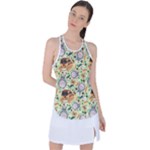 My Neighbor Totoro Pattern Racer Back Mesh Tank Top