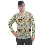 My Neighbor Totoro Pattern Men s Pique Long Sleeve Tee