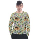 My Neighbor Totoro Pattern Men s Long Sleeve Raglan Tee