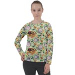 My Neighbor Totoro Pattern Women s Long Sleeve Raglan Tee