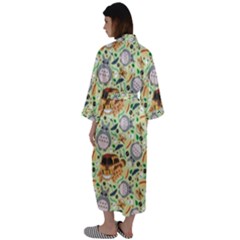 Maxi Satin Kimono 