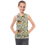 My Neighbor Totoro Pattern Kids  Sleeveless Hoodie