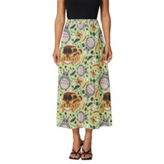Classic Midi Chiffon Skirt 
