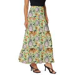 Tiered Ruffle Maxi Skirt 