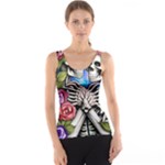 Floral Skeletons Tank Top