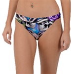 Floral Skeletons Band Bikini Bottoms