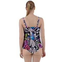 Twist Front Tankini Set 