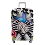 Floral Skeletons Luggage Cover (Small)