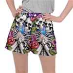 Floral Skeletons Ripstop Shorts