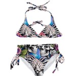 Floral Skeletons Kids  Classic Bikini Set