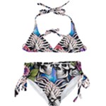 Floral Skeletons Kids  Classic Bikini Set