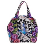 Floral Skeletons Boxy Hand Bag