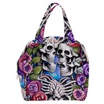 Floral Skeletons Boxy Hand Bag