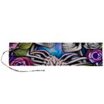 Floral Skeletons Roll Up Canvas Pencil Holder (L)