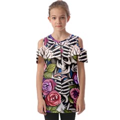 Fold Over Open Sleeve Top 
