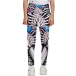 Floral Skeletons Kids  Skirted Pants