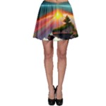 Sunset Over A Lake Skater Skirt