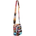 Sunset Over A Lake Shoulder Strap Belt Bag