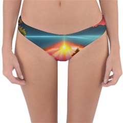 Reversible Hipster Bikini Bottoms 