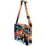 Sunset Over A Lake Cross Body Office Bag