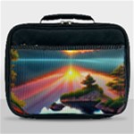 Sunset Over A Lake Lunch Bag