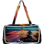 Sunset Over A Lake Multi Function Bag