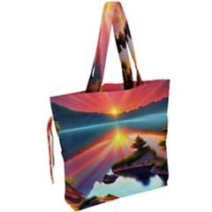 Drawstring Tote Bag 