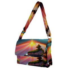 Full Print Messenger Bag (S) 