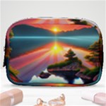 Sunset Over A Lake Make Up Pouch (Small)