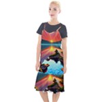 Sunset Over A Lake Camis Fishtail Dress