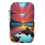 Sunset Over A Lake Waist Pouch (Small)