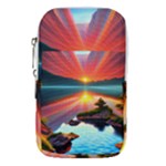 Sunset Over A Lake Waist Pouch (Large)