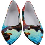 Sunset Over A Lake Women s Block Heels 