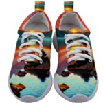 Sunset Over A Lake Kids Athletic Shoes