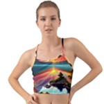 Sunset Over A Lake Mini Tank Bikini Top