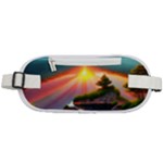 Sunset Over A Lake Rounded Waist Pouch