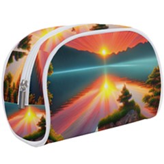 Sunset Over A Lake Make Up Case (Large) from ArtsNow.com
