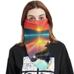 Sunset Over A Lake Face Covering Bandana (Triangle)