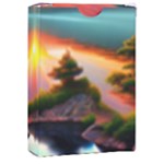 Sunset Over A Lake Playing Cards Single Design (Rectangle) with Custom Box