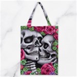 Black Skulls Red Roses Classic Tote Bag