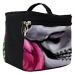 Black Skulls Red Roses Make Up Travel Bag (Small)