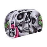 Black Skulls Red Roses Make Up Case (Small)