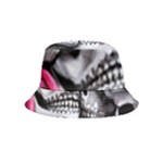 Black Skulls Red Roses Bucket Hat (Kids)