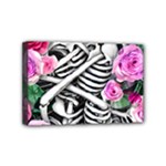 Floral Skeletons Mini Canvas 6  x 4  (Stretched)