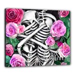 Floral Skeletons Canvas 24  x 20  (Stretched)