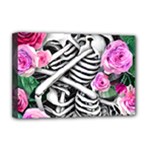 Floral Skeletons Deluxe Canvas 18  x 12  (Stretched)