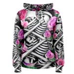 Floral Skeletons Women s Pullover Hoodie