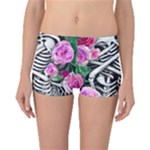 Floral Skeletons Boyleg Bikini Bottoms